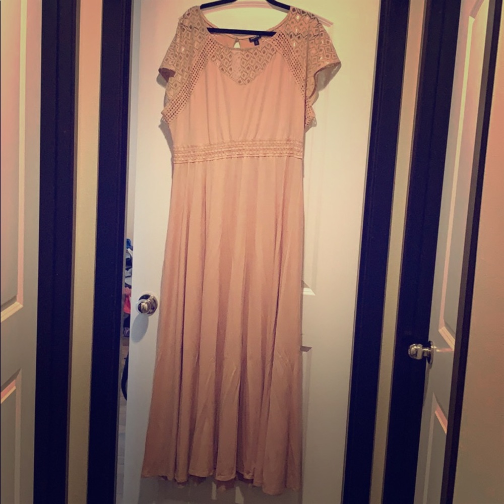 Torrid Blush Pink Maxi Dress
